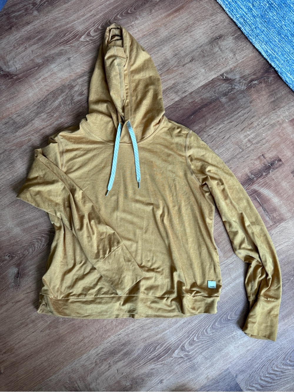 Vuori Mustard Yellow Lightweight Hoodie
